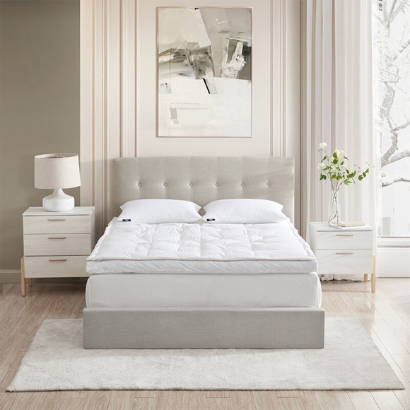 Serta Other - Serta HeiQ Cooling 3" White Downtop Featherbeds, King - White NWT